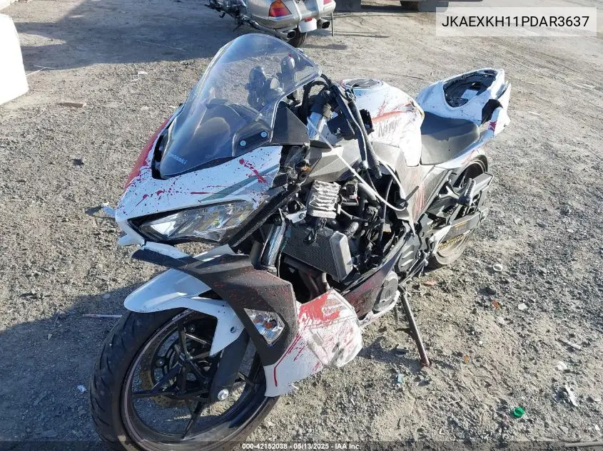 2023 Kawasaki Ex400 VIN: JKAEXKH11PDAR3637 Lot: 42152038