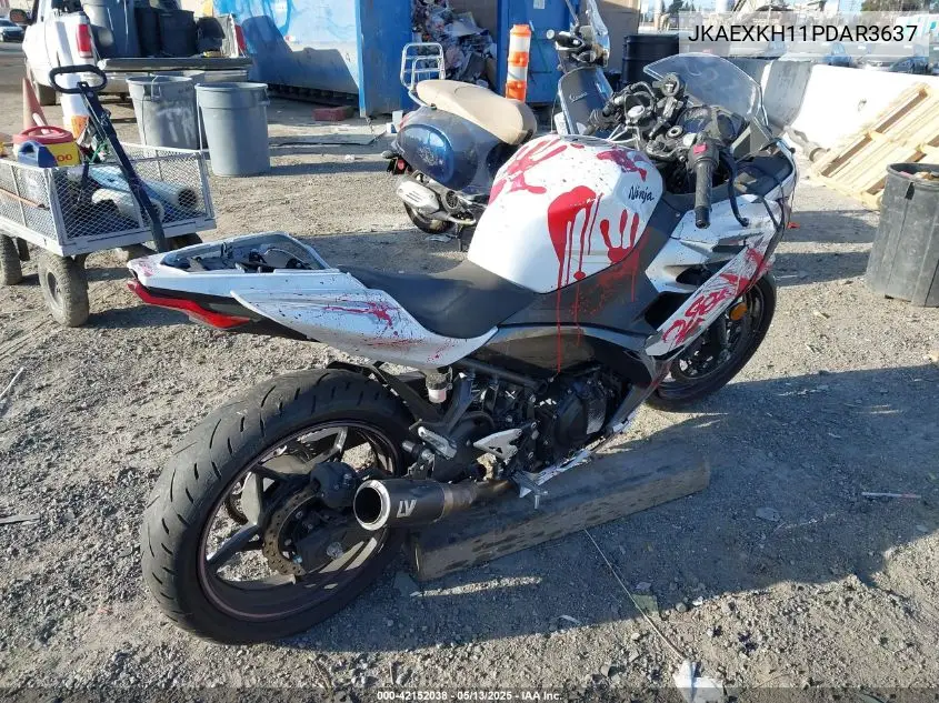 2023 Kawasaki Ex400 VIN: JKAEXKH11PDAR3637 Lot: 42152038