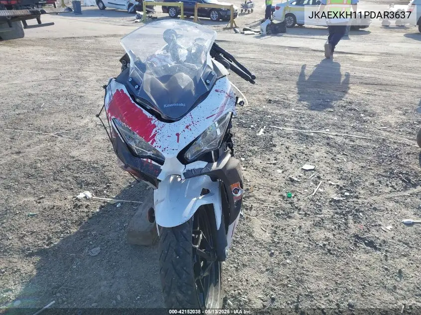 2023 Kawasaki Ex400 VIN: JKAEXKH11PDAR3637 Lot: 42152038