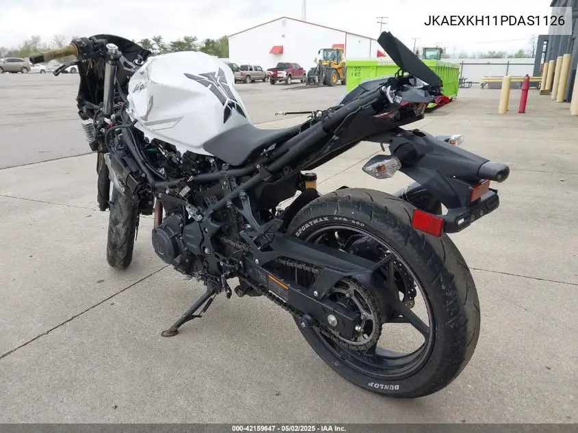 2023 Kawasaki Ex400 VIN: JKAEXKH11PDAS1126 Lot: 42159647