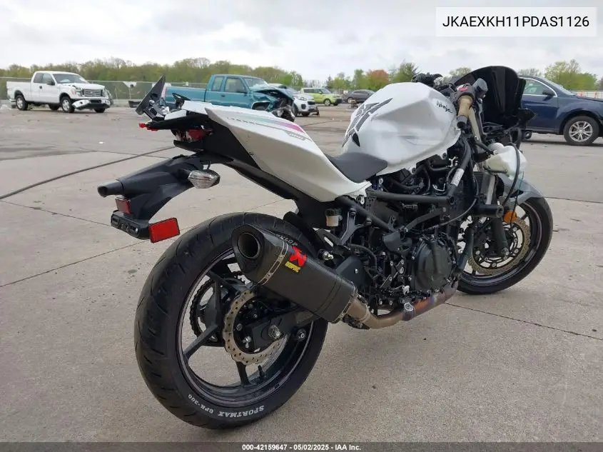 2023 Kawasaki Ex400 VIN: JKAEXKH11PDAS1126 Lot: 42159647