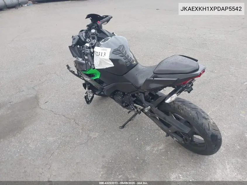 2023 Kawasaki Ex400 VIN: JKAEXKH1XPDAP5542 Lot: 42222313