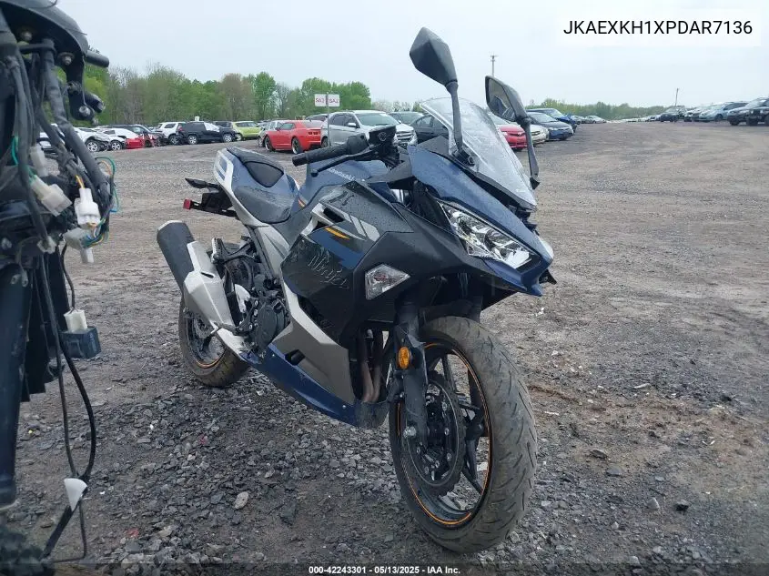 2023 Kawasaki Ex400 VIN: JKAEXKH1XPDAR7136 Lot: 42243301