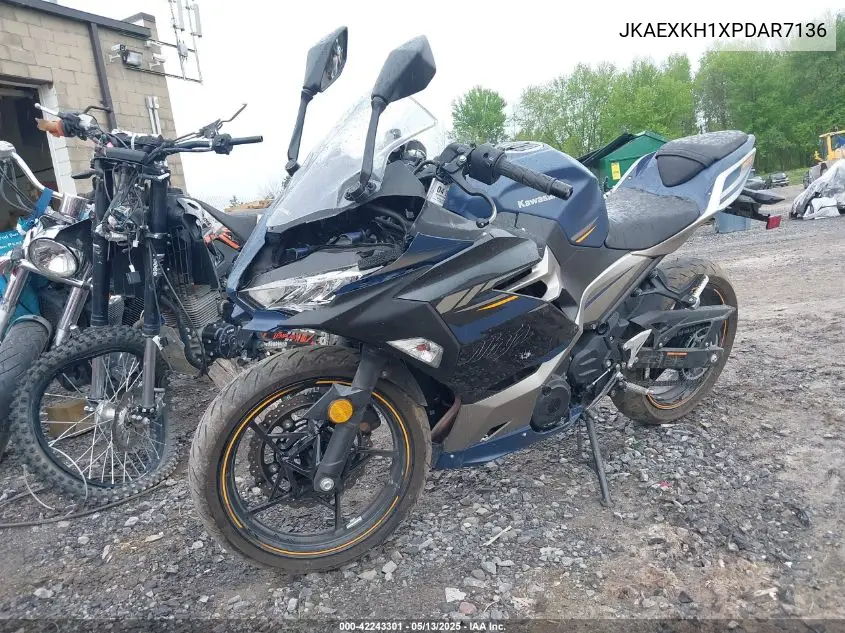 2023 Kawasaki Ex400 VIN: JKAEXKH1XPDAR7136 Lot: 42243301