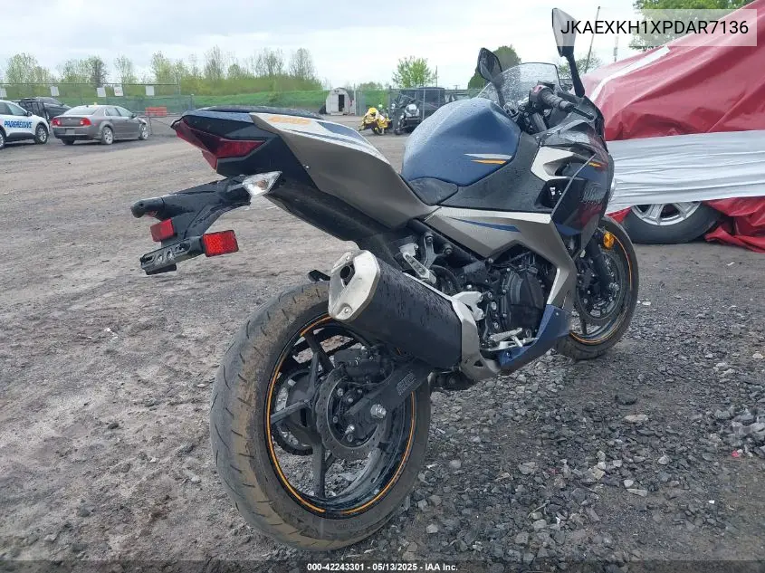 2023 Kawasaki Ex400 VIN: JKAEXKH1XPDAR7136 Lot: 42243301