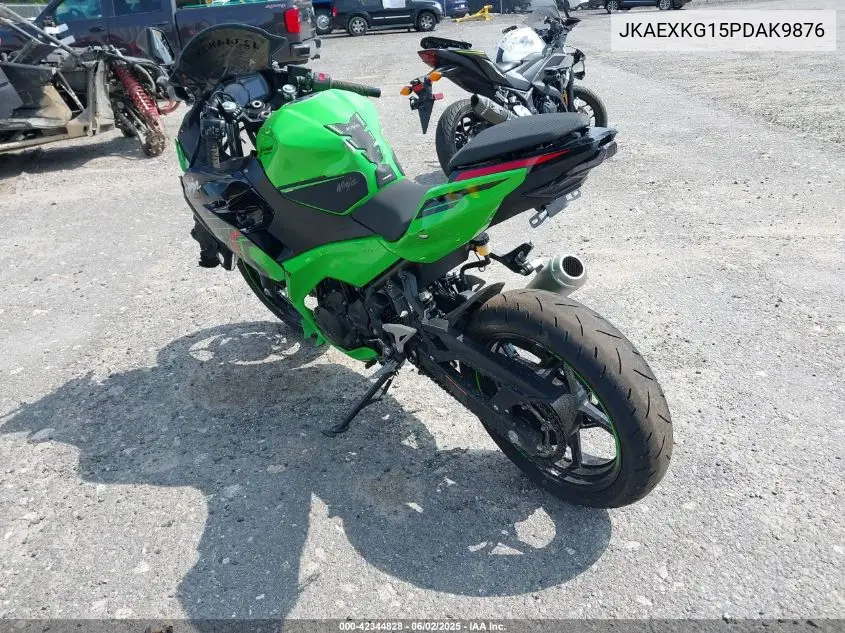 2023 Kawasaki Ex400 VIN: JKAEXKG15PDAK9876 Lot: 42344828