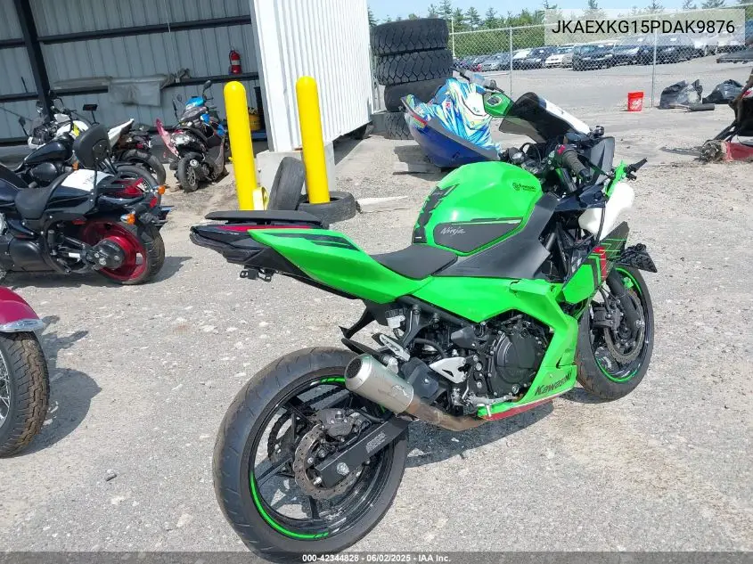 2023 Kawasaki Ex400 VIN: JKAEXKG15PDAK9876 Lot: 42344828