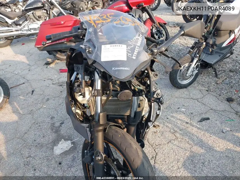 2023 Kawasaki Ex400 VIN: JKAEXKH11PDAR4089 Lot: 42350591