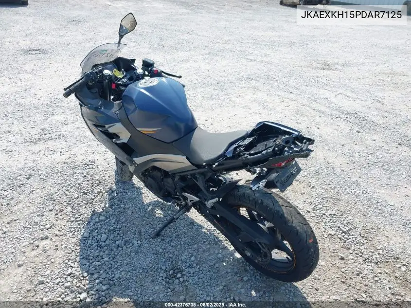 2023 Kawasaki Ex400 VIN: JKAEXKH15PDAR7125 Lot: 42376738