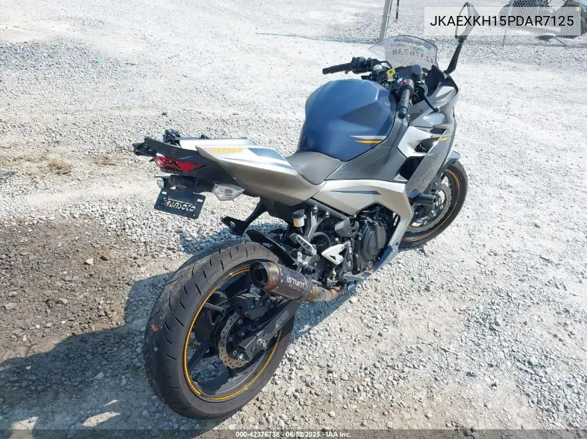 2023 Kawasaki Ex400 VIN: JKAEXKH15PDAR7125 Lot: 42376738