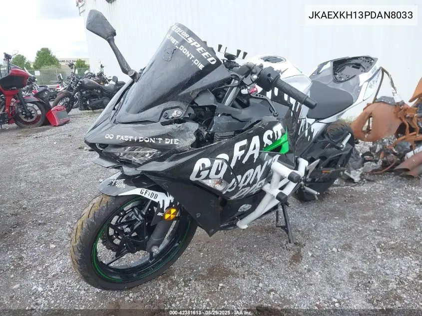 2023 Kawasaki Ex400 VIN: JKAEXKH13PDAN8033 Lot: 42381613