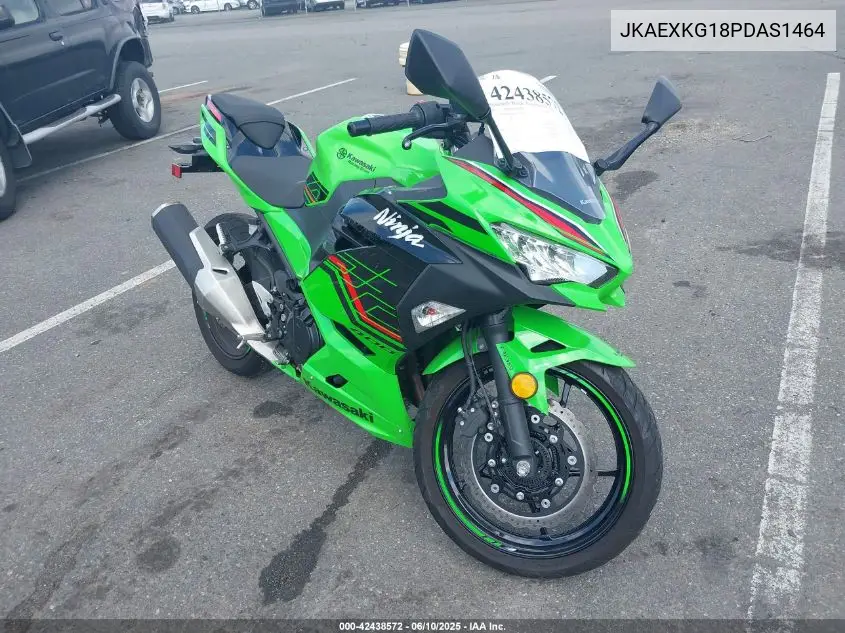 2023 Kawasaki Ex400 VIN: JKAEXKG18PDAS1464 Lot: 42438572