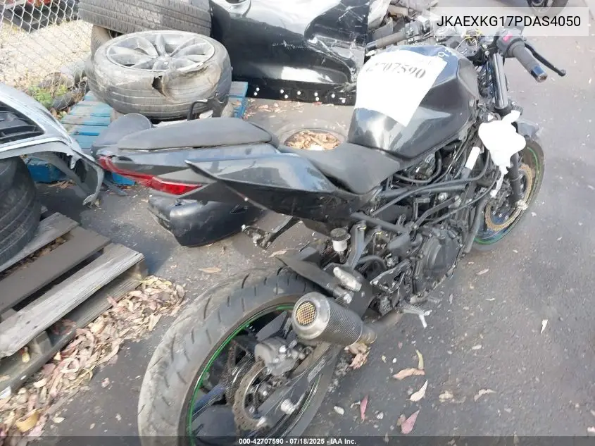 2023 Kawasaki Ex400 VIN: JKAEXKG17PDAS4050 Lot: 42707590