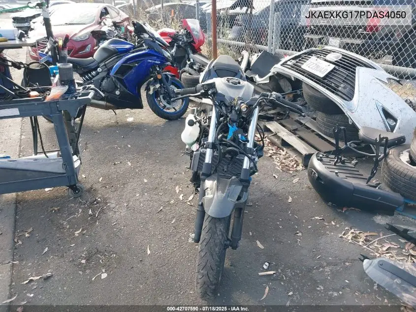 2023 Kawasaki Ex400 VIN: JKAEXKG17PDAS4050 Lot: 42707590