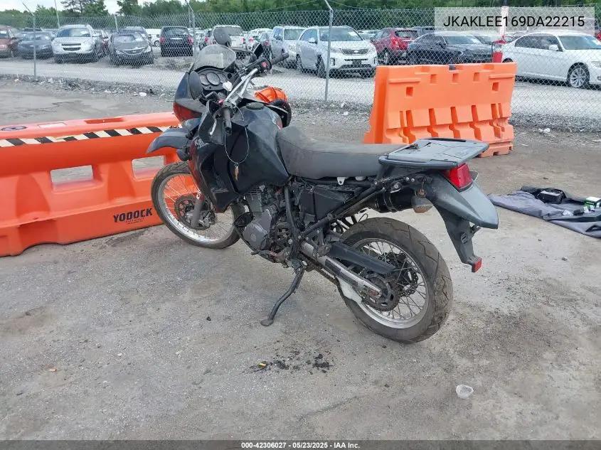 2009 Kawasaki Kl650 E VIN: JKAKLEE169DA22215 Lot: 42306027