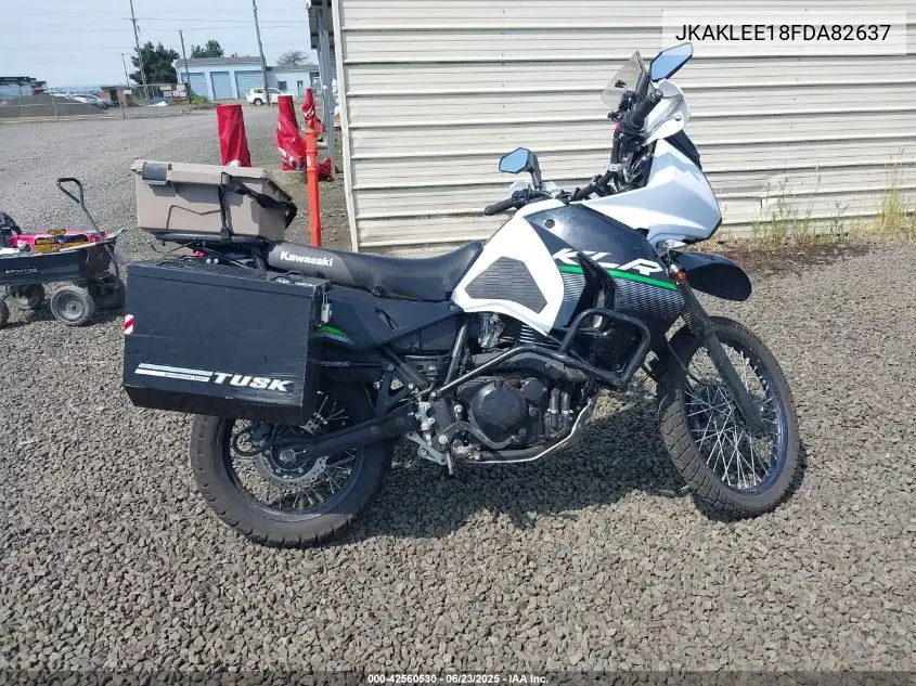 2015 Kawasaki Kl650 E VIN: JKAKLEE18FDA82637 Lot: 42560530