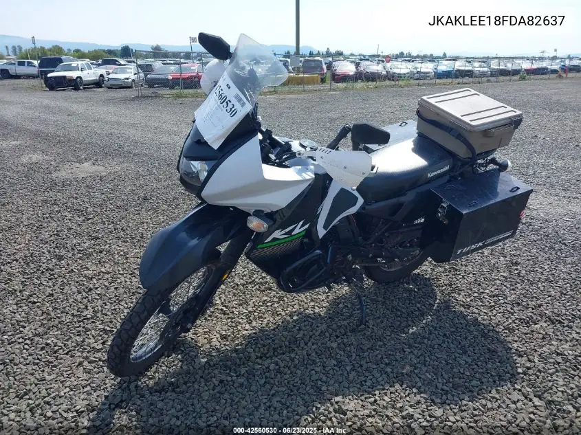 2015 Kawasaki Kl650 E VIN: JKAKLEE18FDA82637 Lot: 42560530