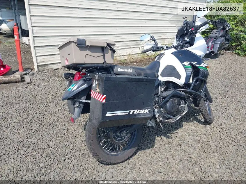 2015 Kawasaki Kl650 E VIN: JKAKLEE18FDA82637 Lot: 42560530