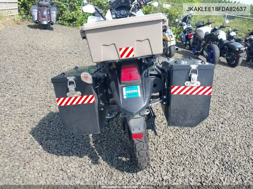 2015 Kawasaki Kl650 E VIN: JKAKLEE18FDA82637 Lot: 42560530