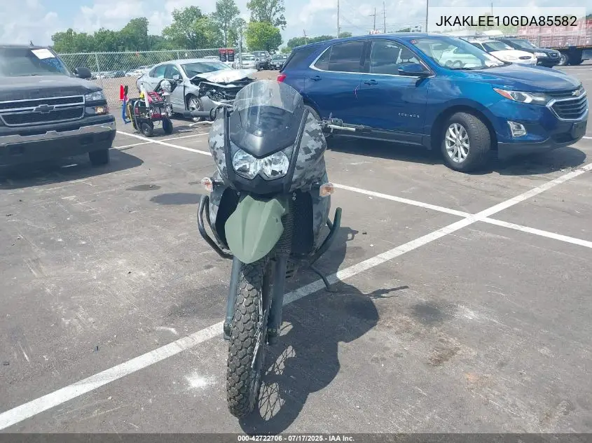 2016 Kawasaki Kl650 E VIN: JKAKLEE10GDA85582 Lot: 42722706