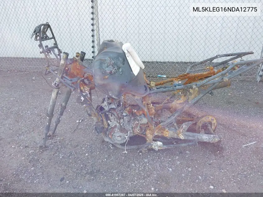 2022 Kawasaki Kl650 G VIN: ML5KLEG16NDA12775 Lot: 41957287