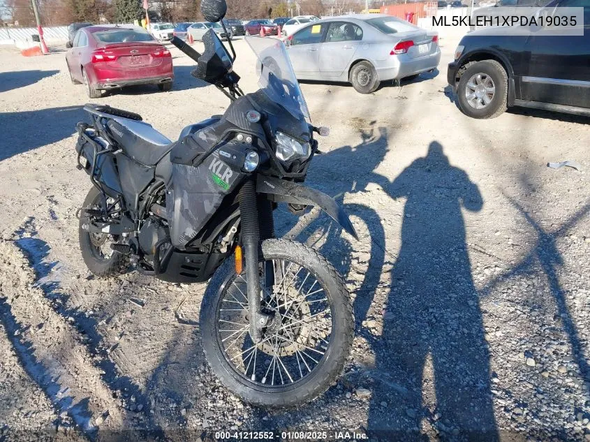 2023 Kawasaki Kl650 H VIN: ML5KLEH1XPDA19035 Lot: 41212552