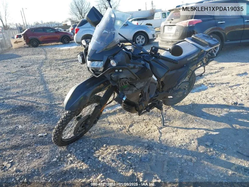 2023 Kawasaki Kl650 H VIN: ML5KLEH1XPDA19035 Lot: 41212552