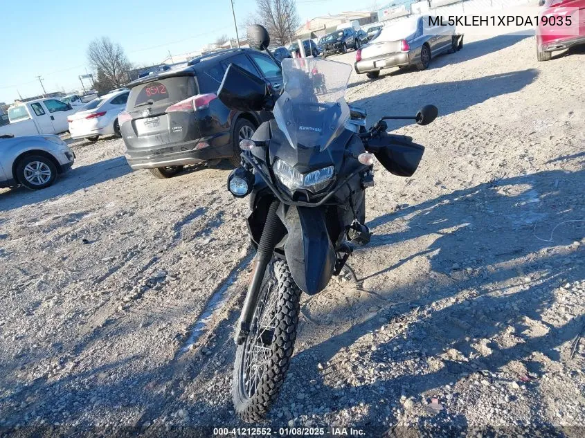 2023 Kawasaki Kl650 H VIN: ML5KLEH1XPDA19035 Lot: 41212552