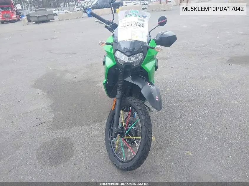 2023 Kawasaki Kl650 M VIN: ML5KLEM10PDA17042 Lot: 42019680