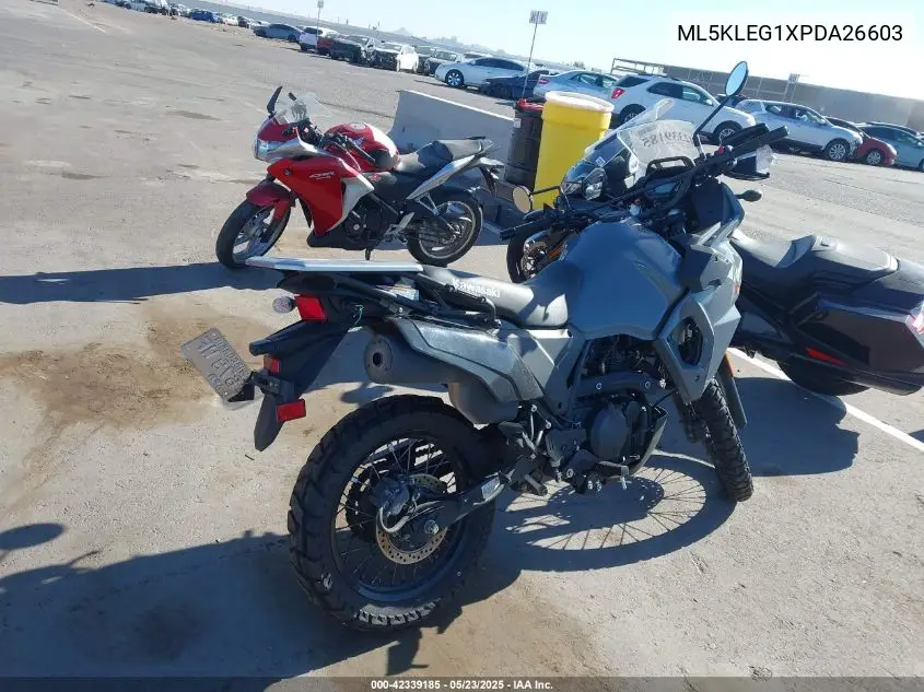 2023 Kawasaki Kl650 G VIN: ML5KLEG1XPDA26603 Lot: 42339185