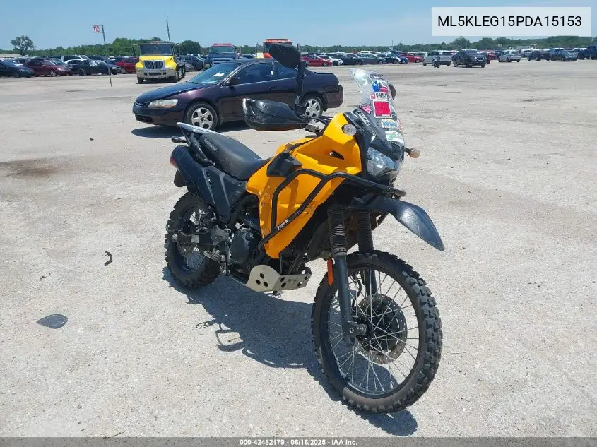 2023 Kawasaki Kl650 G VIN: ML5KLEG15PDA15153 Lot: 42482179