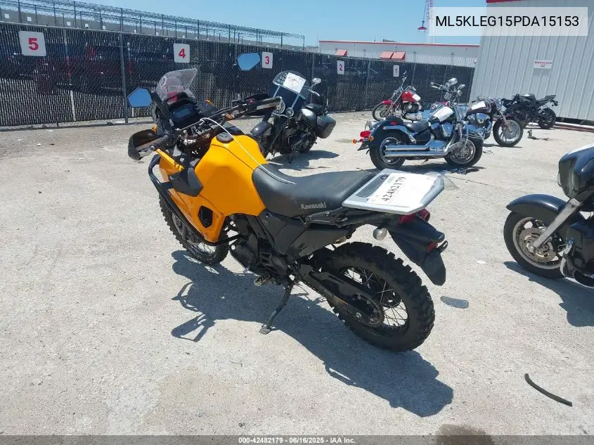 2023 Kawasaki Kl650 G VIN: ML5KLEG15PDA15153 Lot: 42482179