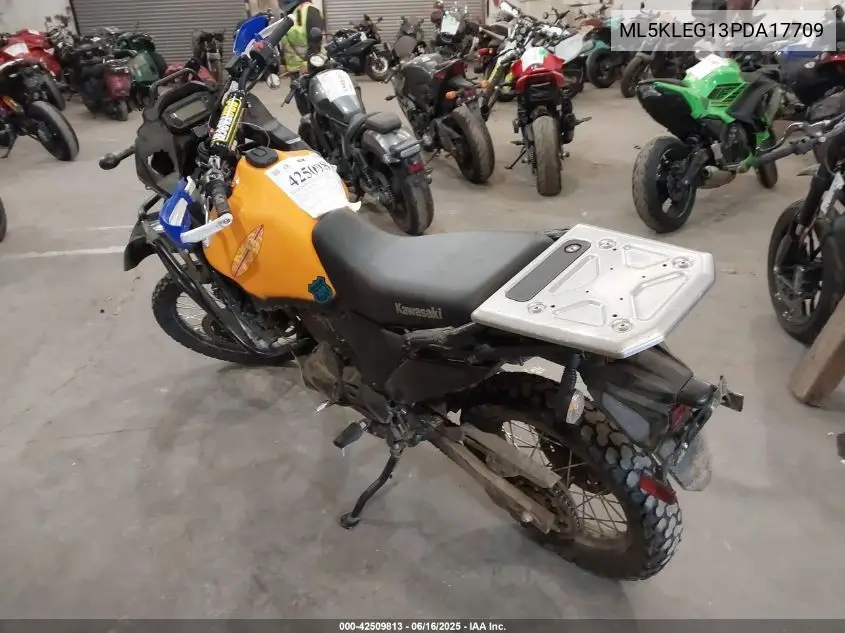 2023 Kawasaki Kl650 G VIN: ML5KLEG13PDA17709 Lot: 42509813