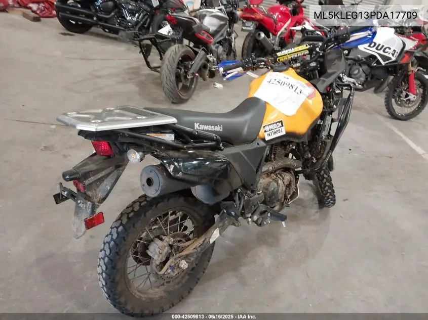 2023 Kawasaki Kl650 G VIN: ML5KLEG13PDA17709 Lot: 42509813