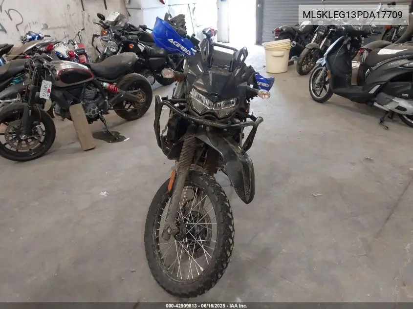 2023 Kawasaki Kl650 G VIN: ML5KLEG13PDA17709 Lot: 42509813