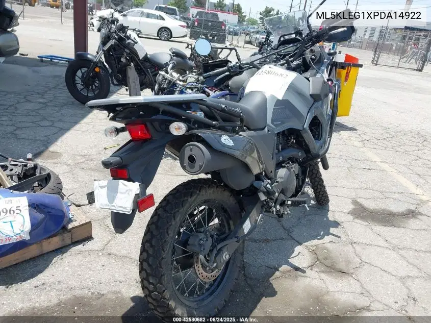 2023 Kawasaki Kl650 G VIN: ML5KLEG1XPDA14922 Lot: 42580682