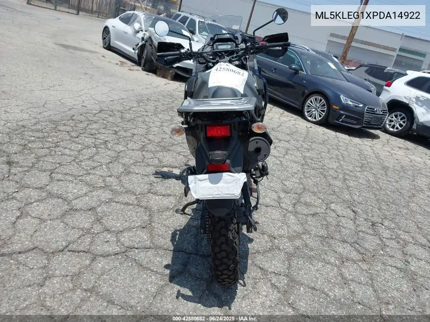 2023 Kawasaki Kl650 G VIN: ML5KLEG1XPDA14922 Lot: 42580682