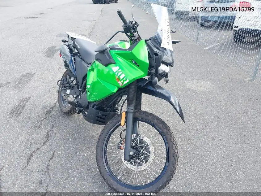 2023 Kawasaki Kl650 G VIN: ML5KLEG19PDA15799 Lot: 42686338