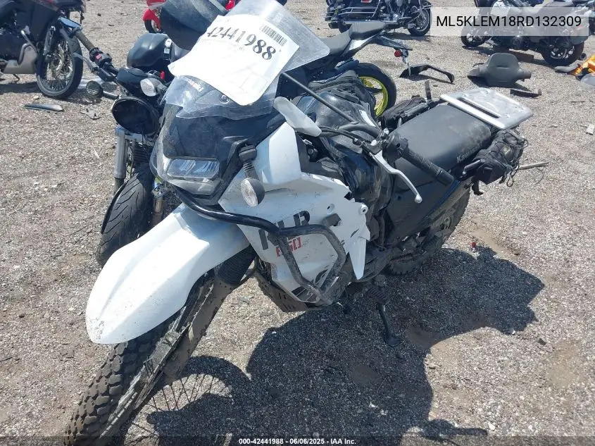 2024 Kawasaki Kl650 M VIN: ML5KLEM18RD132309 Lot: 42441988