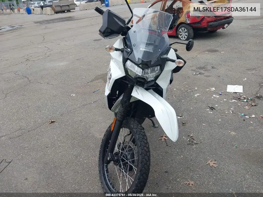2025 Kawasaki Kl650 F VIN: ML5KLEF17SDA36144 Lot: 42375761