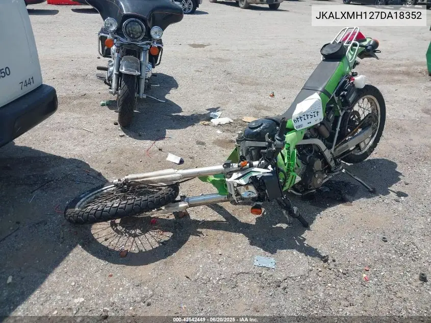2007 Kawasaki Klx250 H VIN: JKALXMH127DA18352 Lot: 42542449