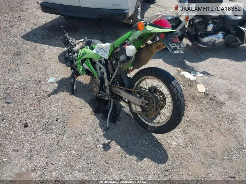 2007 Kawasaki Klx250 H VIN: JKALXMH127DA18352 Lot: 42542449