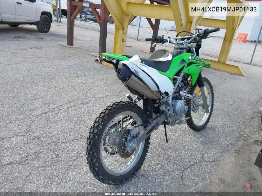 2021 Kawasaki Klx230 B VIN: MH4LXCB19MJP01133 Lot: 42036510