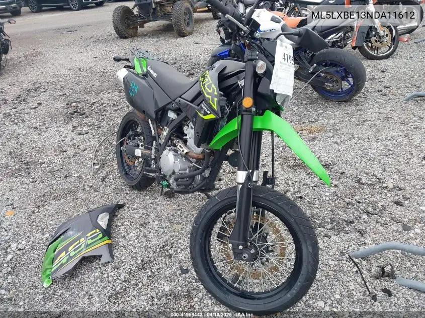 2022 Kawasaki Klx300 E VIN: ML5LXBE13NDA11612 Lot: 41959443