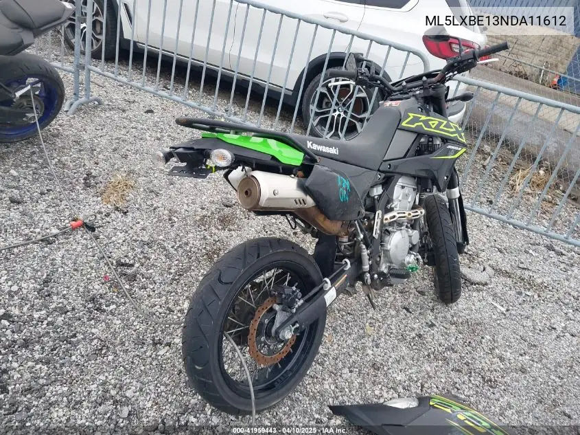 2022 Kawasaki Klx300 E VIN: ML5LXBE13NDA11612 Lot: 41959443