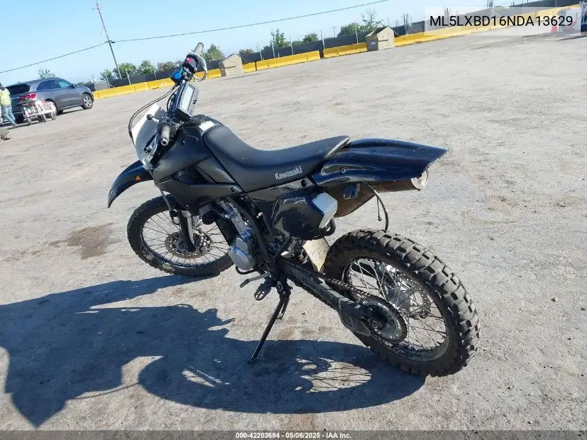 2022 Kawasaki Klx300 D VIN: ML5LXBD16NDA13629 Lot: 42203694