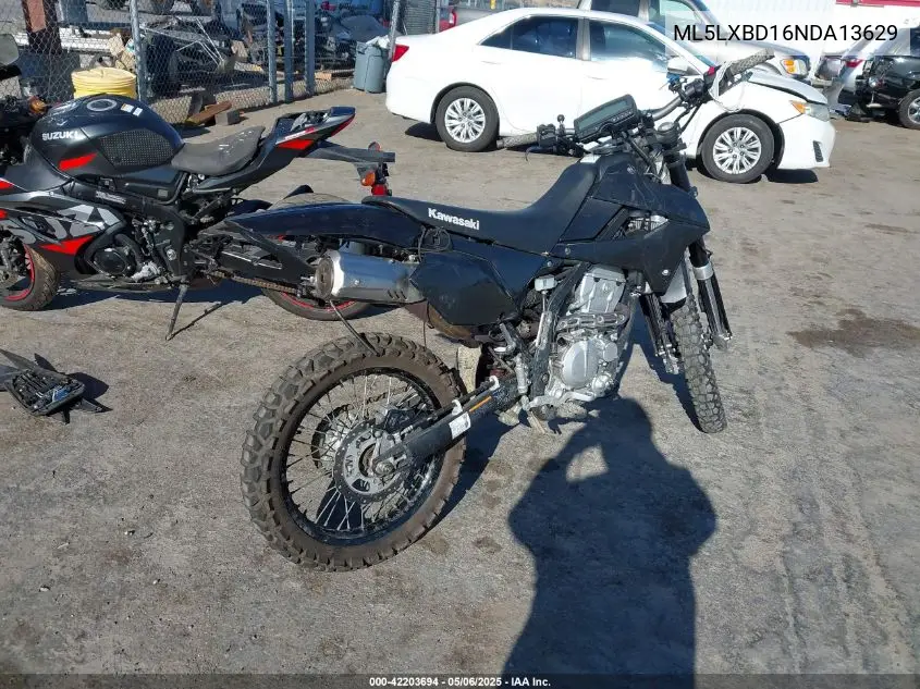 2022 Kawasaki Klx300 D VIN: ML5LXBD16NDA13629 Lot: 42203694