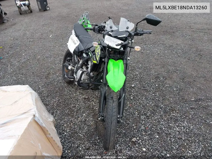 2022 Kawasaki Klx300 E VIN: ML5LXBE18NDA13260 Lot: 42641860