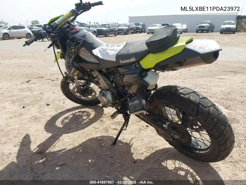 2023 Kawasaki Klx300 E VIN: ML5LXBE11PDA23972 Lot: 41697987