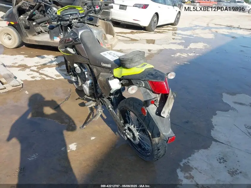 2023 Kawasaki Klx300 E VIN: ML5LXBE12PDA19896 Lot: 42212787